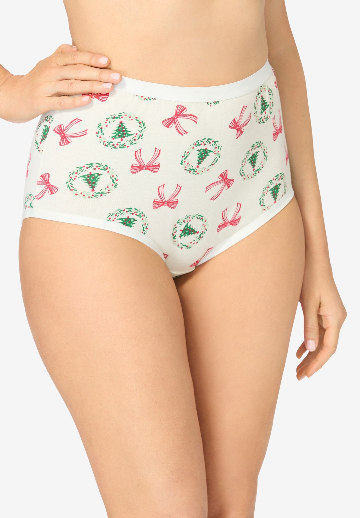 Full Coverage Stretch Cotton Brief 5-Pack image number 2