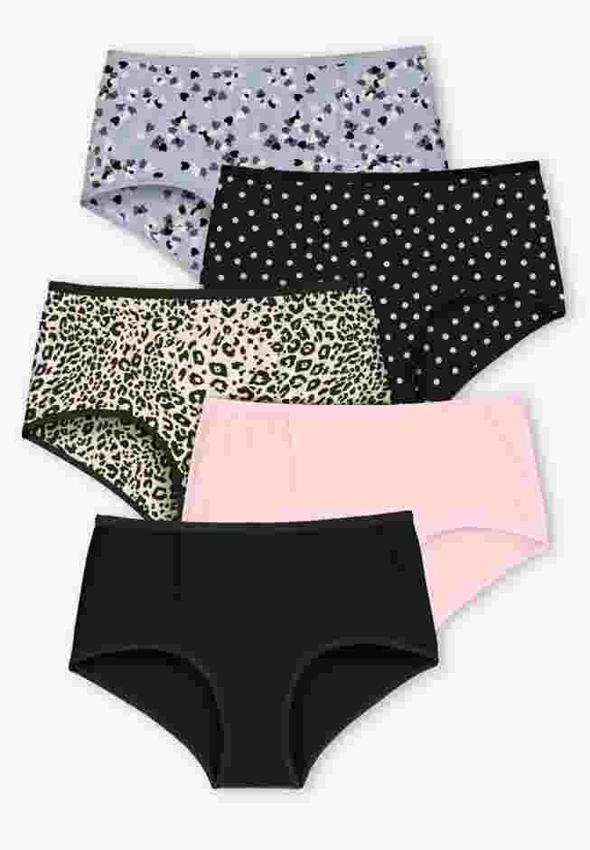 Full Coverage Stretch Cotton Brief 5-Pack image number 0