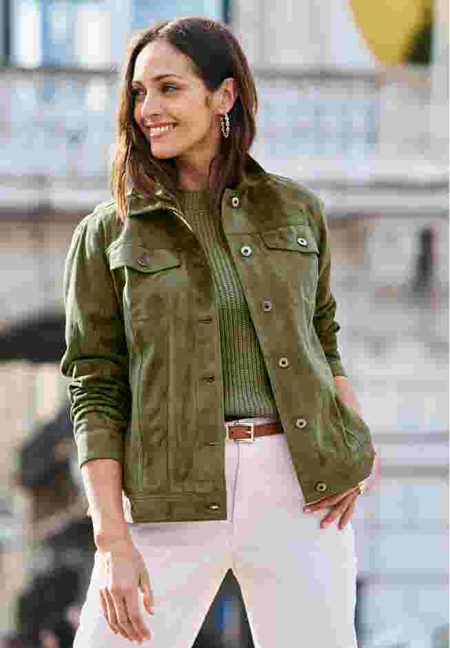 Suede Jean Jacket image number 0