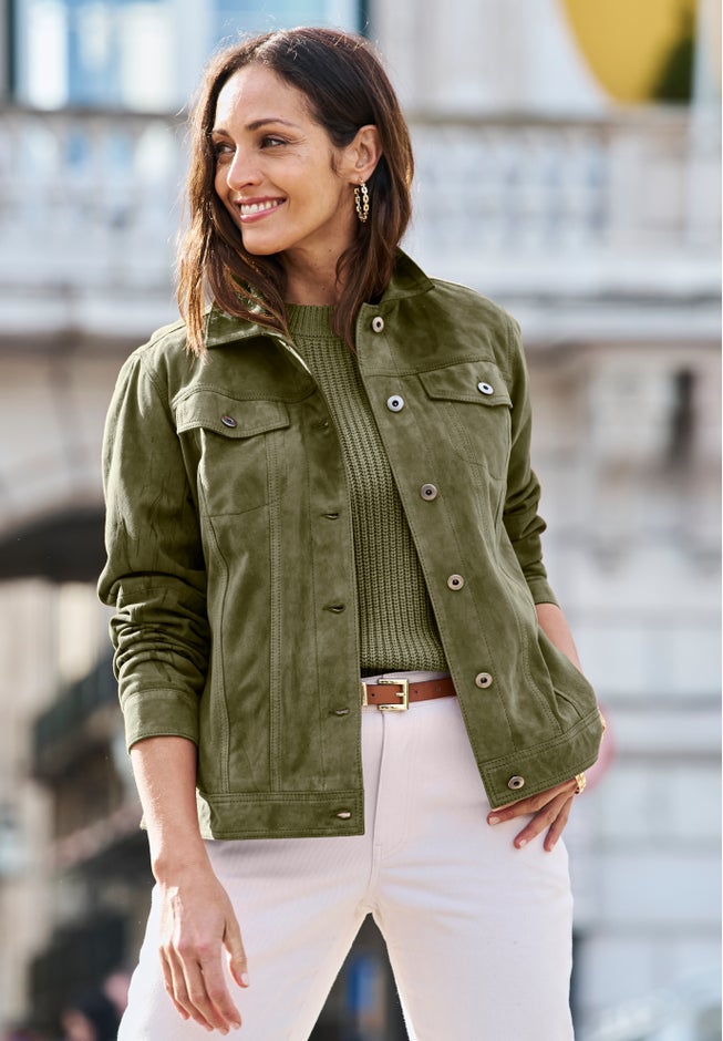 Suede Jean Jacket image number 0