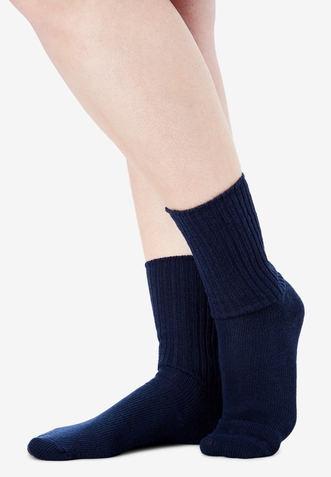 6-Pack Rib Knit Socks image number 4