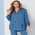 Georgette Overlay Big Shirt image number null