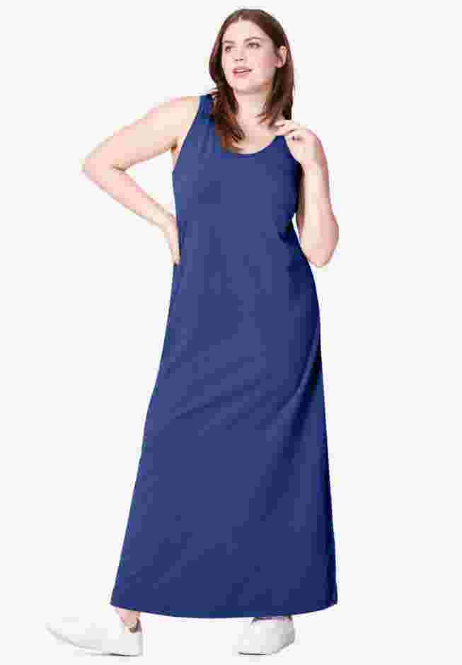 Sleeveless Knit Maxi Dress image number 0
