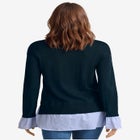 Fine Gauge Layered Pullover image number null