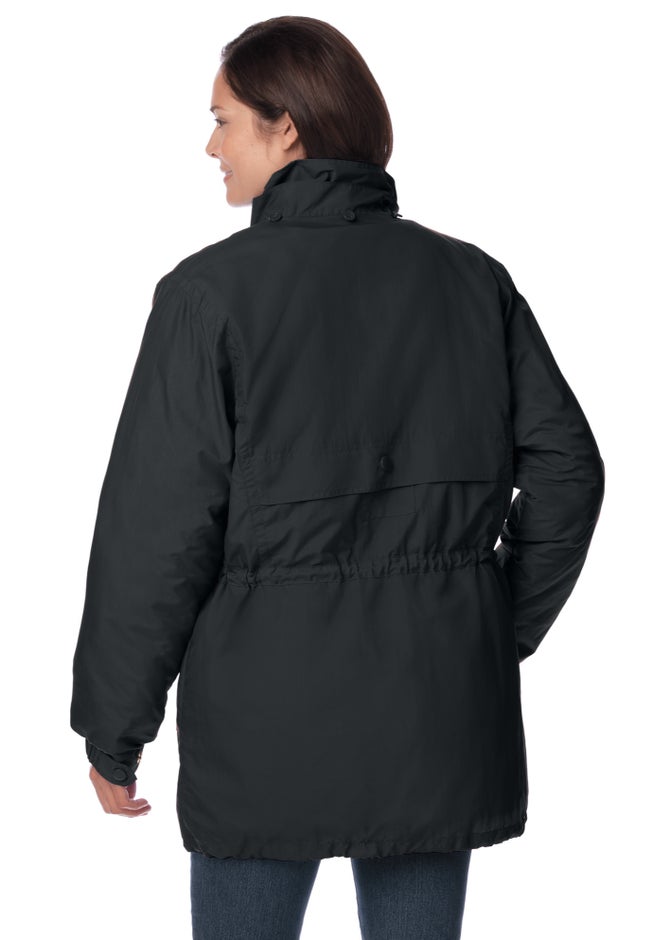 Quilt-Lined Taslon&reg; Anorak image number 4