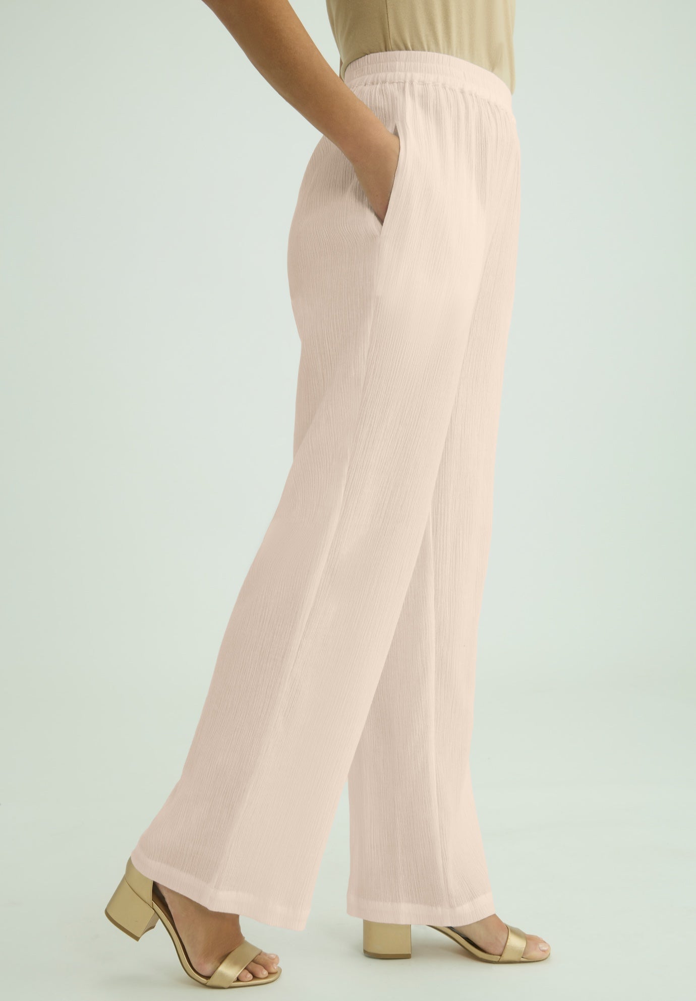 Wide Leg Gauze Pant image number 2