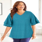 Flutter Sleeve Swing Top image number null