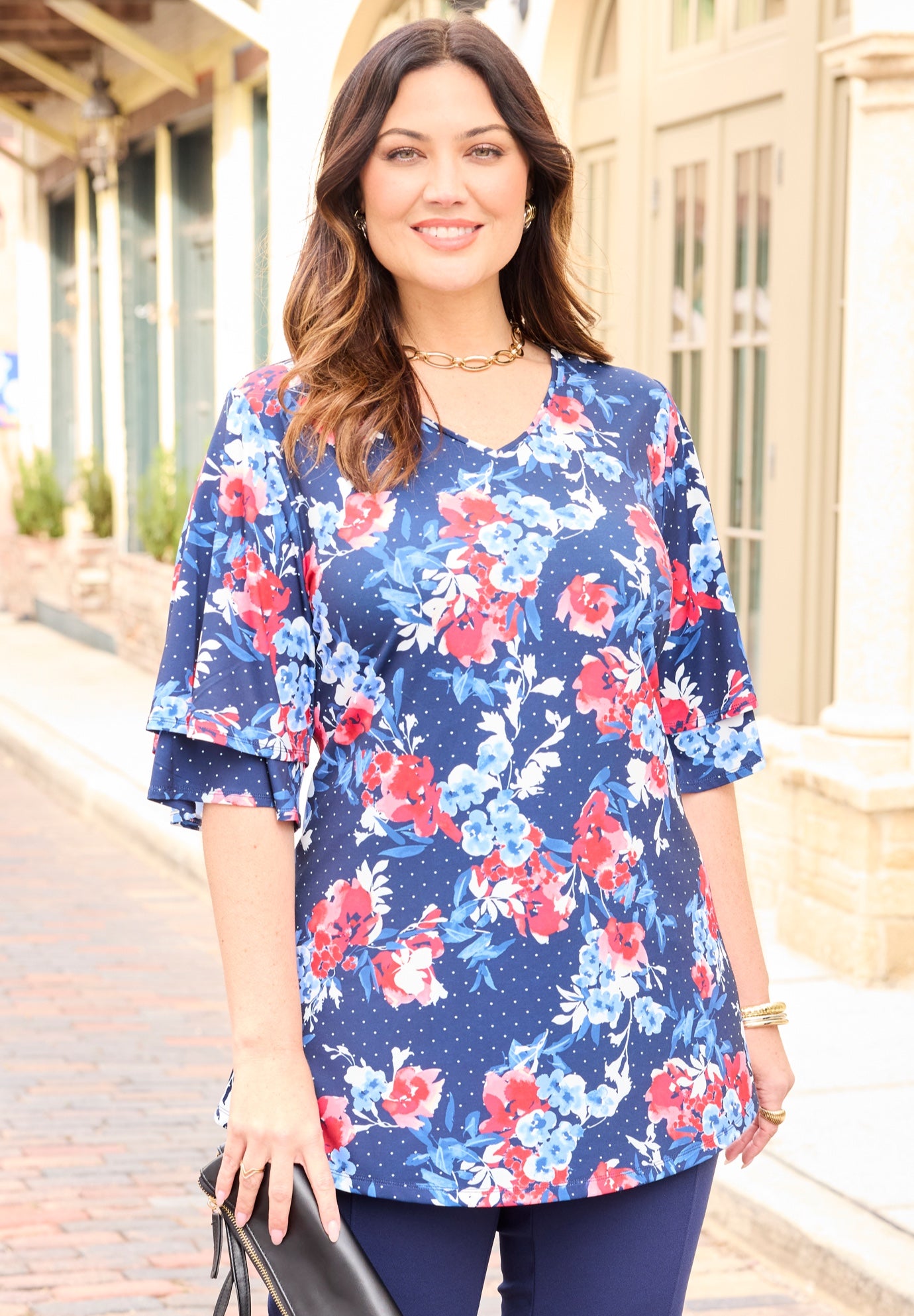 Flutter Sleeve Swing Top image number 1