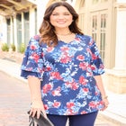 Flutter Sleeve Swing Top image number null