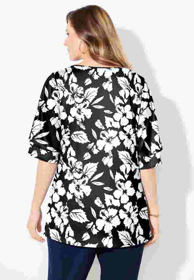 Flutter Sleeve Swing Top image number 1
