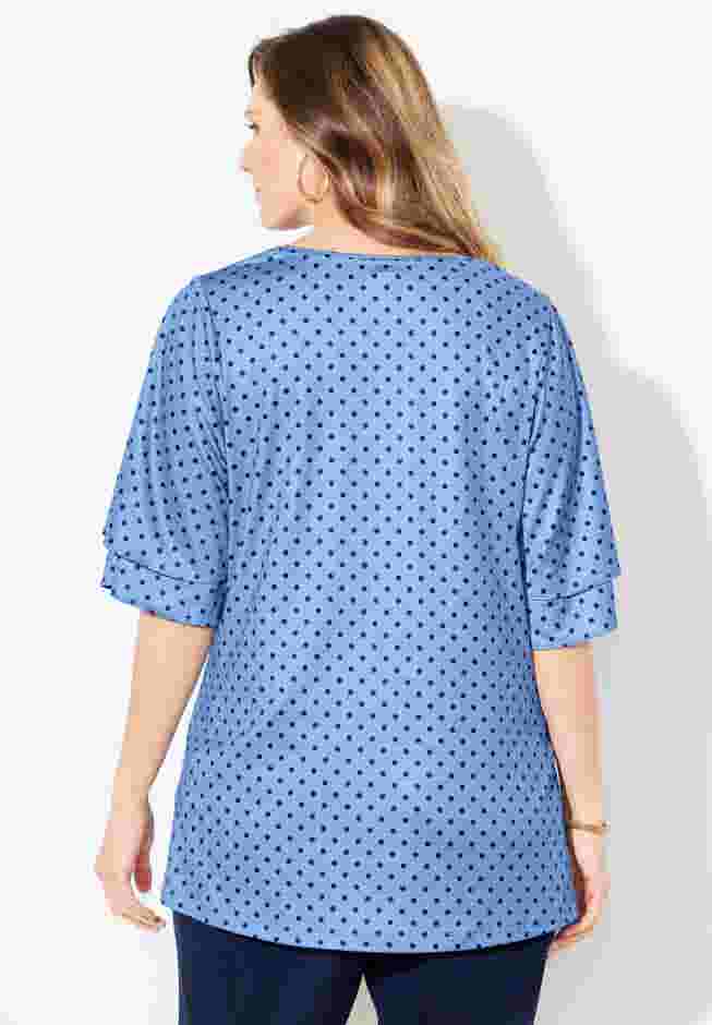 Flutter Sleeve Swing Top image number 1