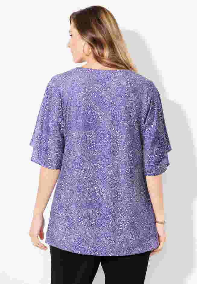 Flutter Sleeve Swing Top image number 1