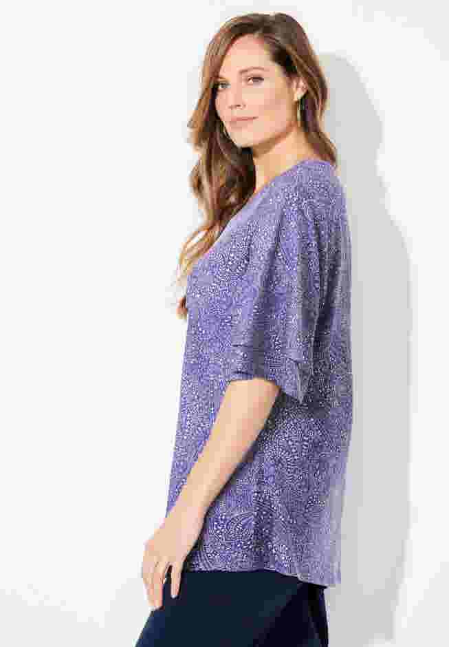 Flutter Sleeve Swing Top image number 2