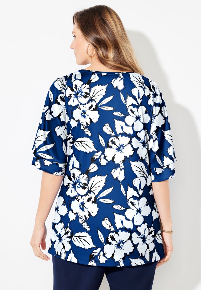 Flutter Sleeve Swing Top image number 1