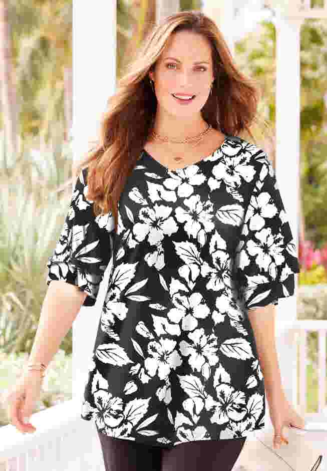 Flutter Sleeve Swing Top image number 0