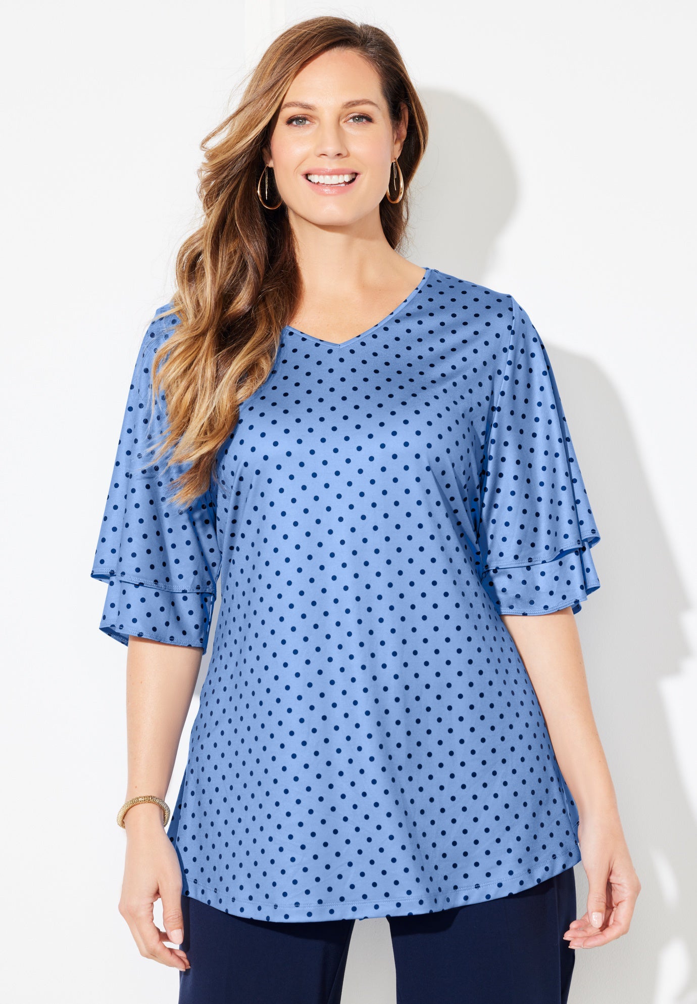 Flutter Sleeve Swing Top image number 0