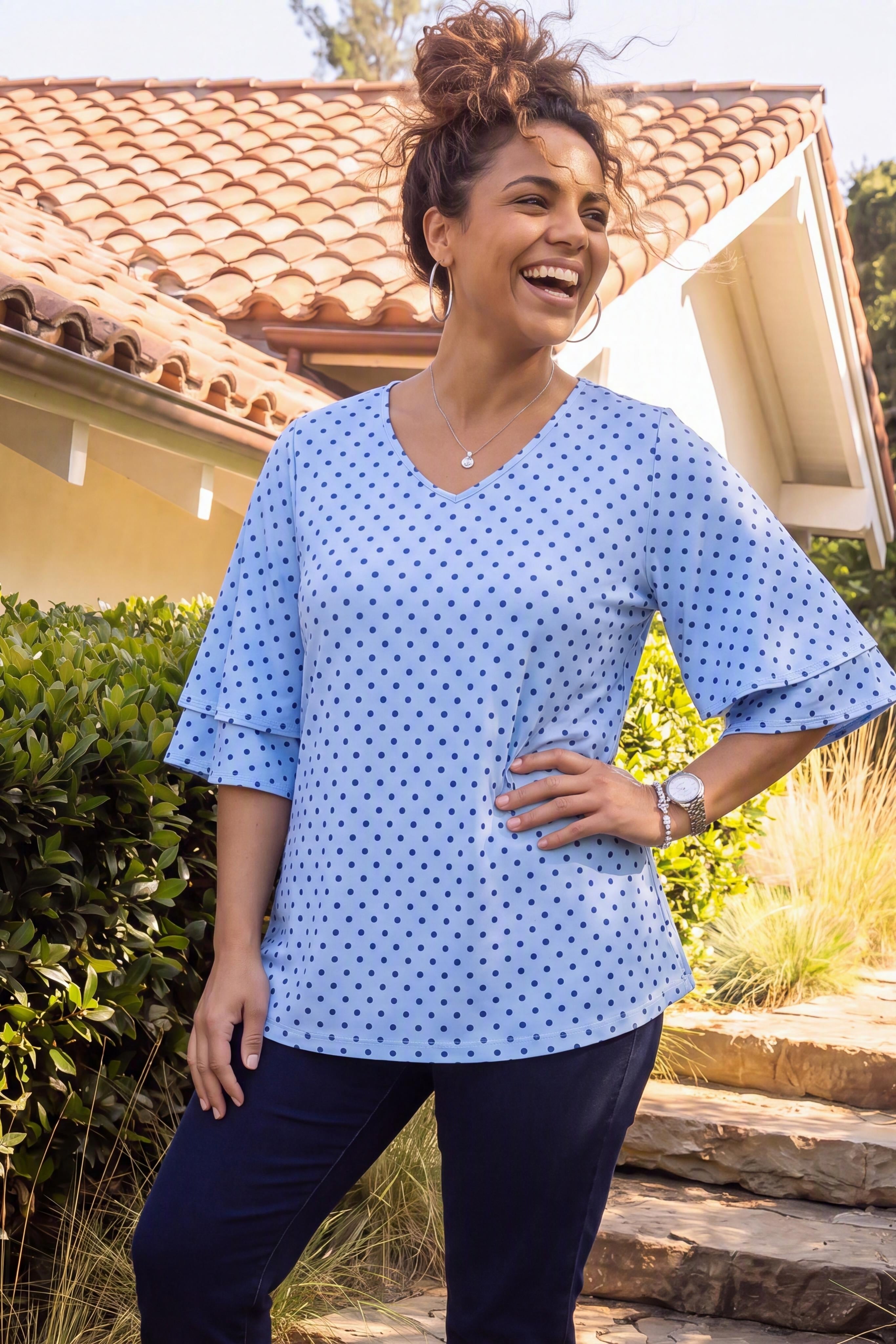 Flutter Sleeve Swing Top image number 0