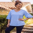 Flutter Sleeve Swing Top image number 0