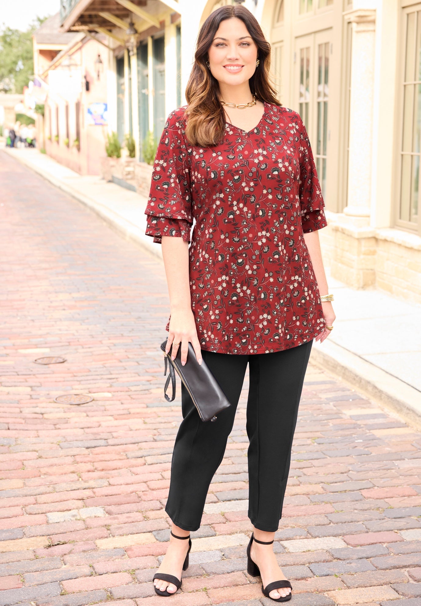 Flutter Sleeve Swing Top image number 1