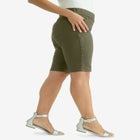 Comfort Waist Stretch Denim Bermuda Short image number null