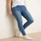 Mid-Rise Stretch Denim Pull-On 4 Pocket Jeggings image number 0