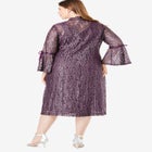 Lace Duster Jacket Dress Set image number null