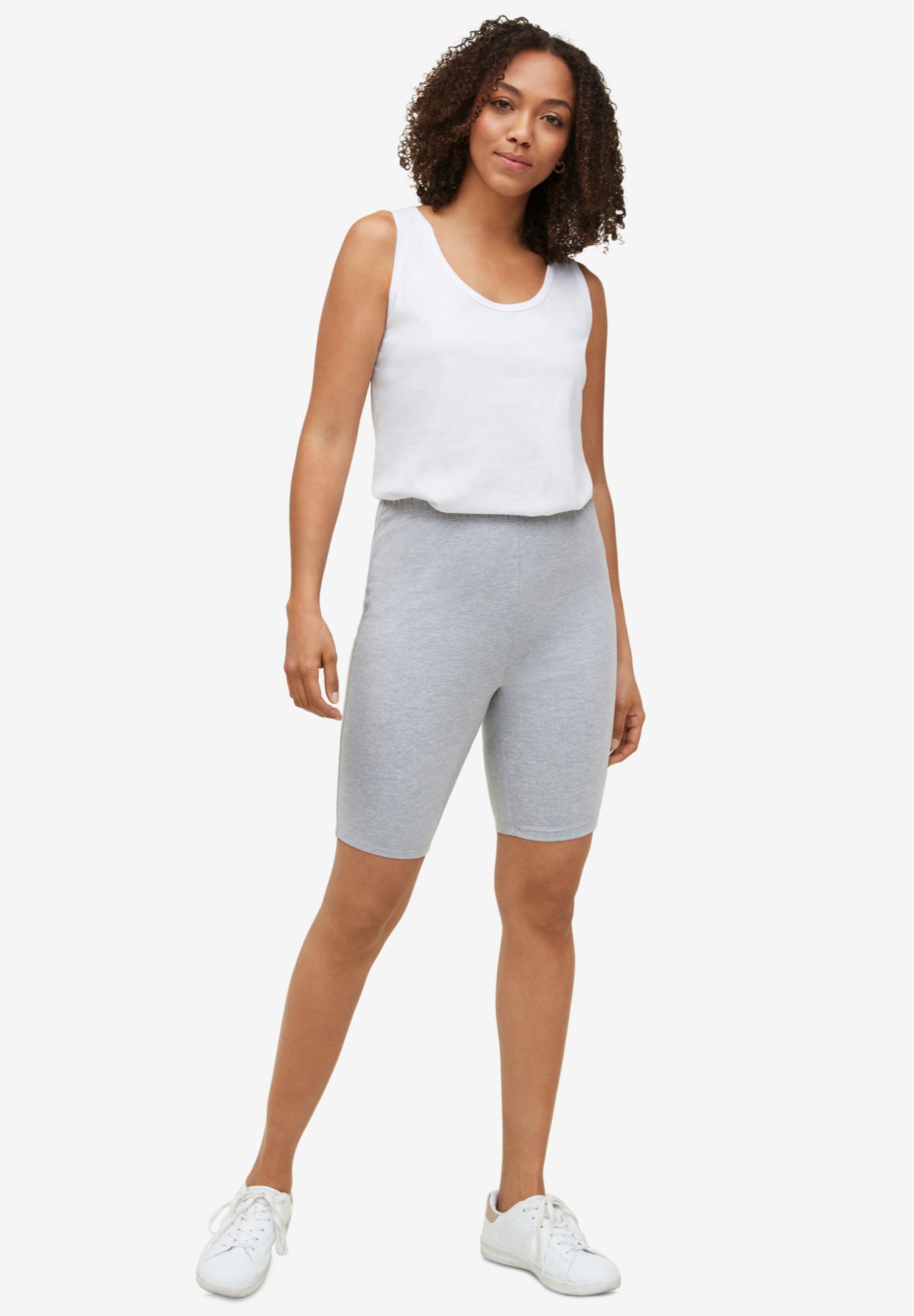 Ellos Studio Stretch Cotton Spandex Bike Shorts image number 0