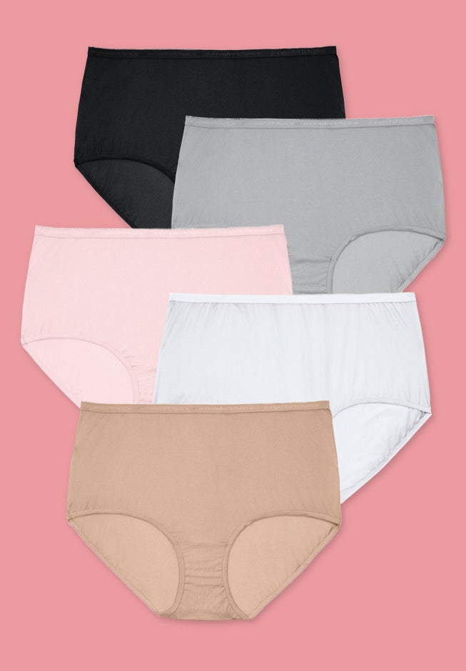 5-Pack Tag-free Full Coverage Cotton Brief image number 1