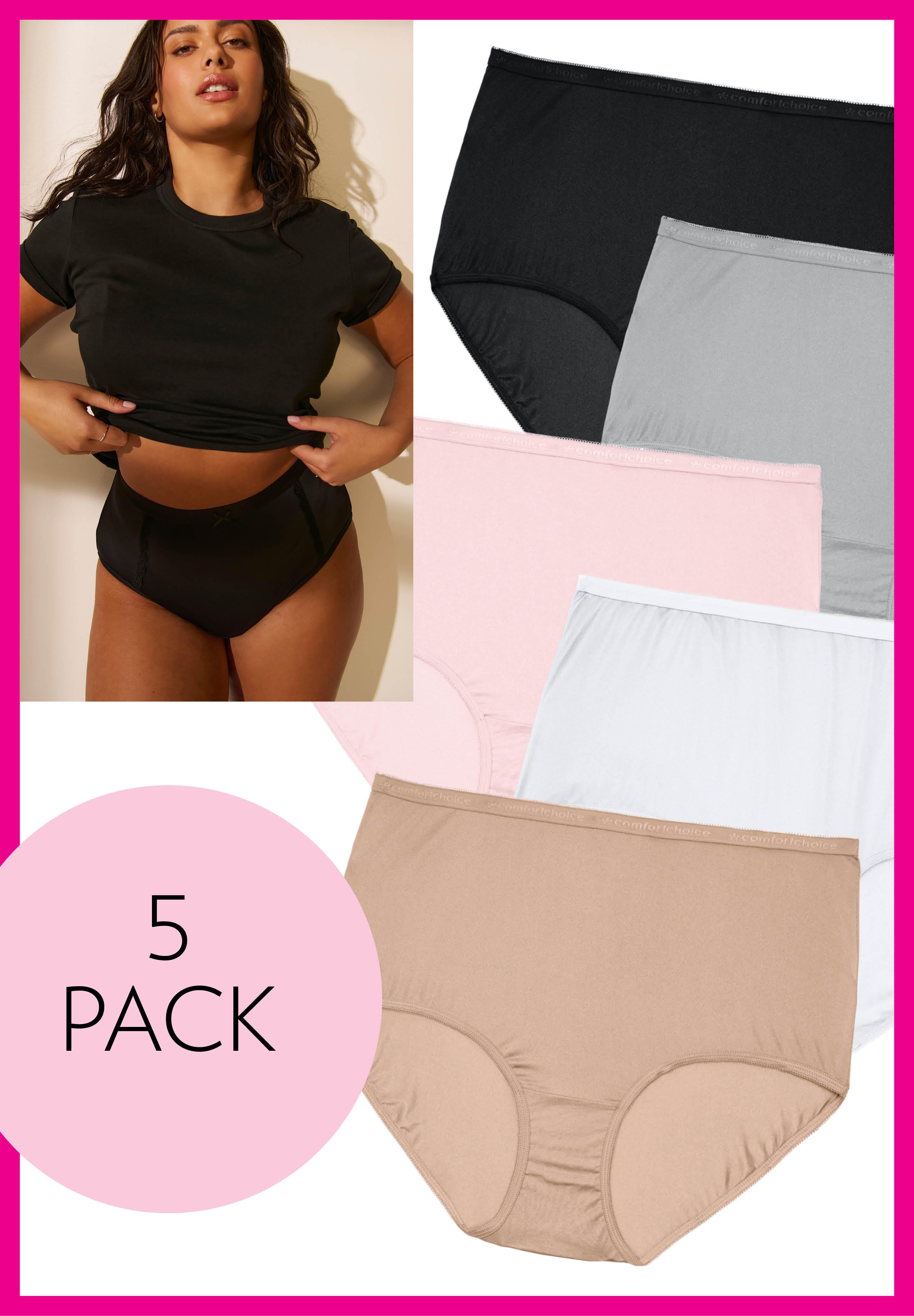 5-Pack Tag-free Full Coverage Cotton Brief image number 0