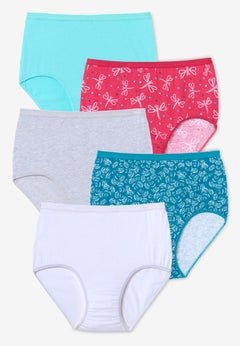 5-Pack Tag-free Full Coverage Cotton Brief