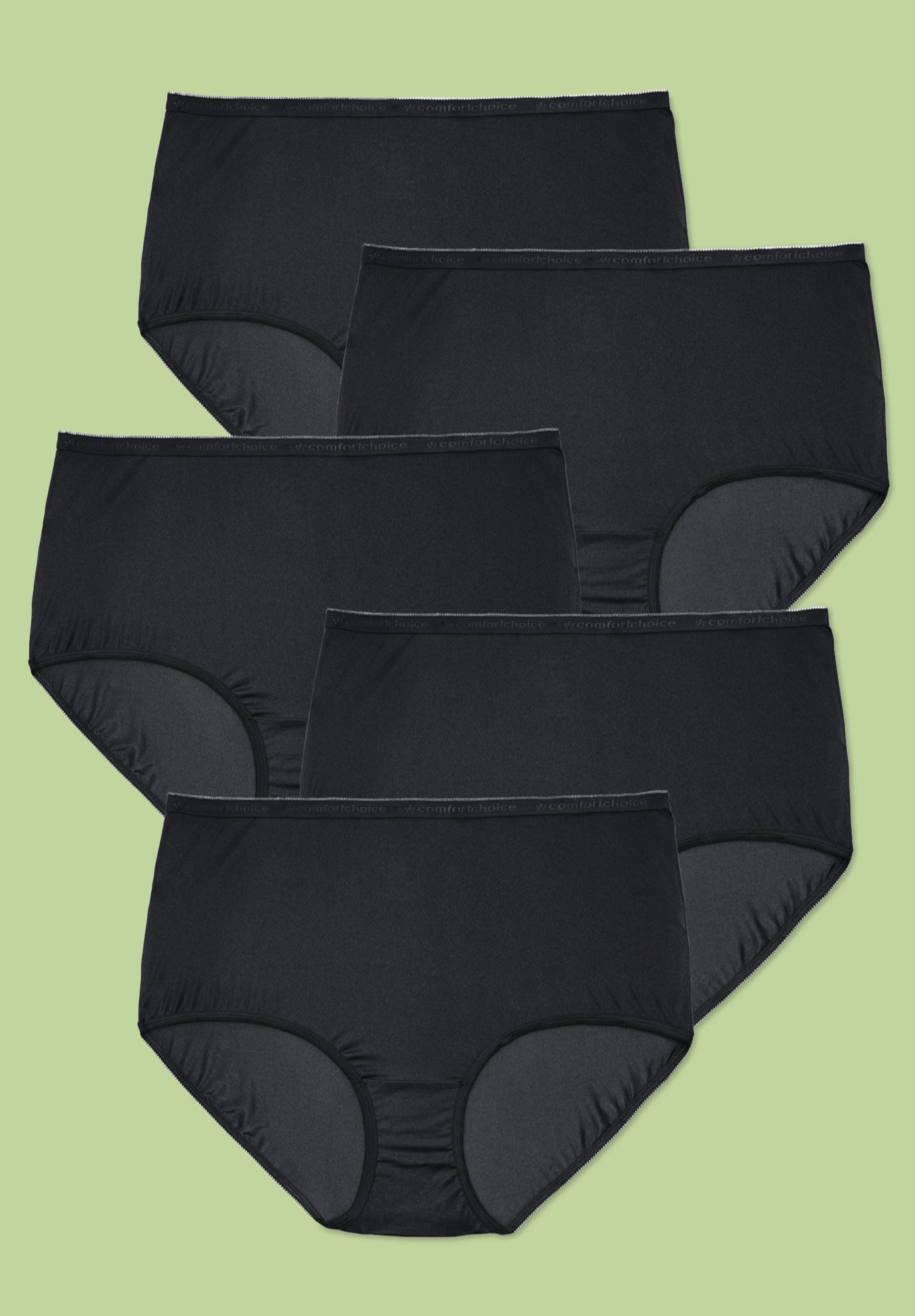 5-Pack Tag-free Full Coverage Cotton Brief image number 0