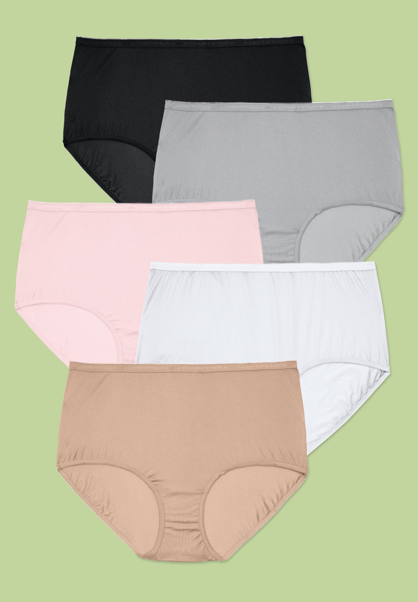 5-Pack Tag-free Full Coverage Cotton Brief image number 0