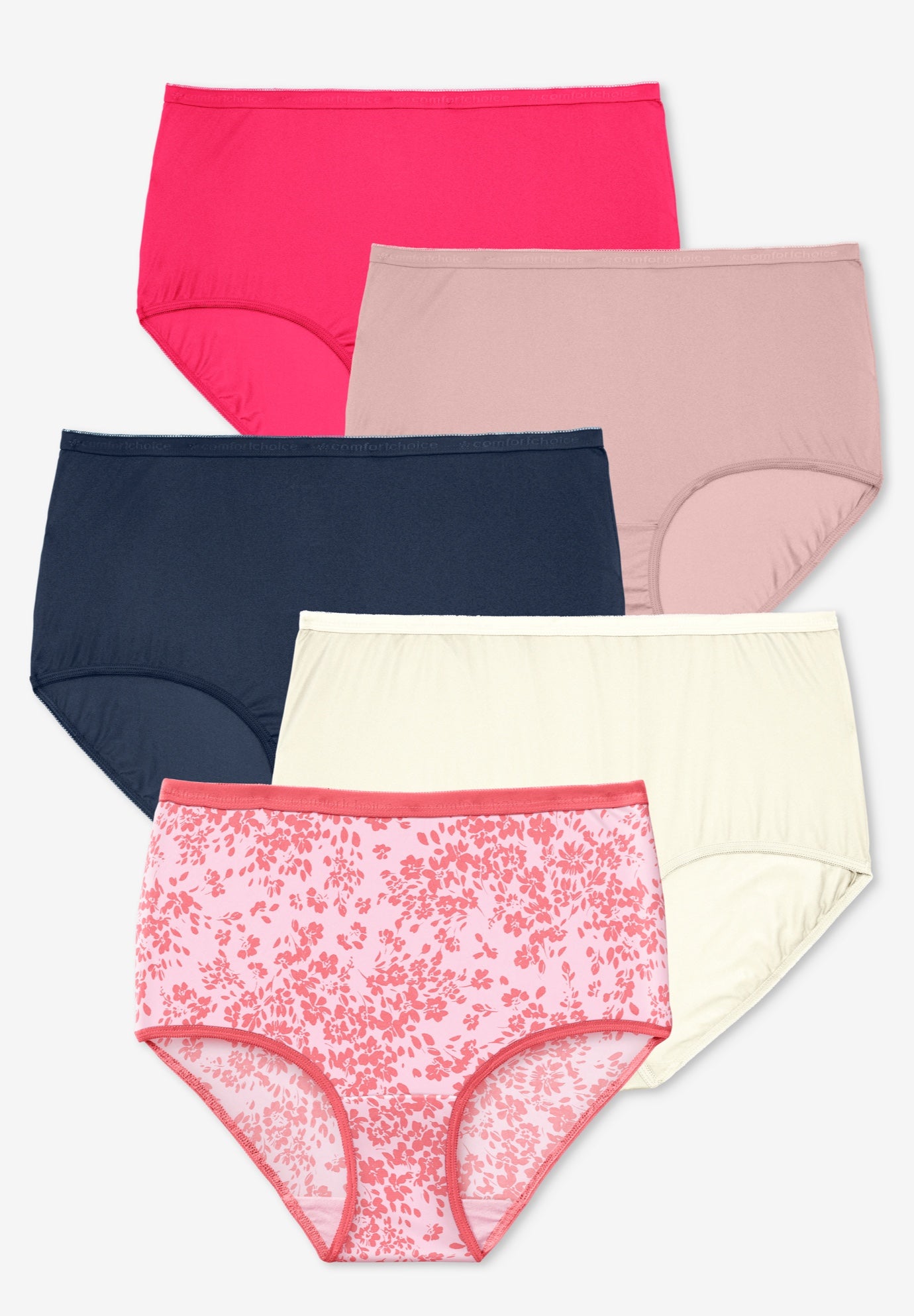 5-Pack Classic Silky Nylon Brief image number 0