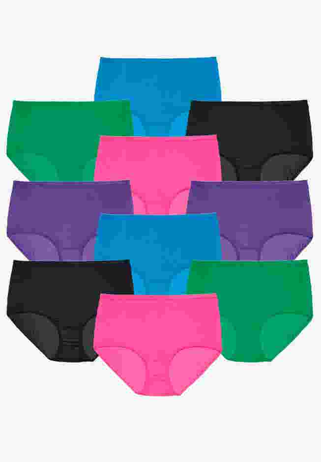 Full Coverage Nylon Brief 10-Pack image number 0