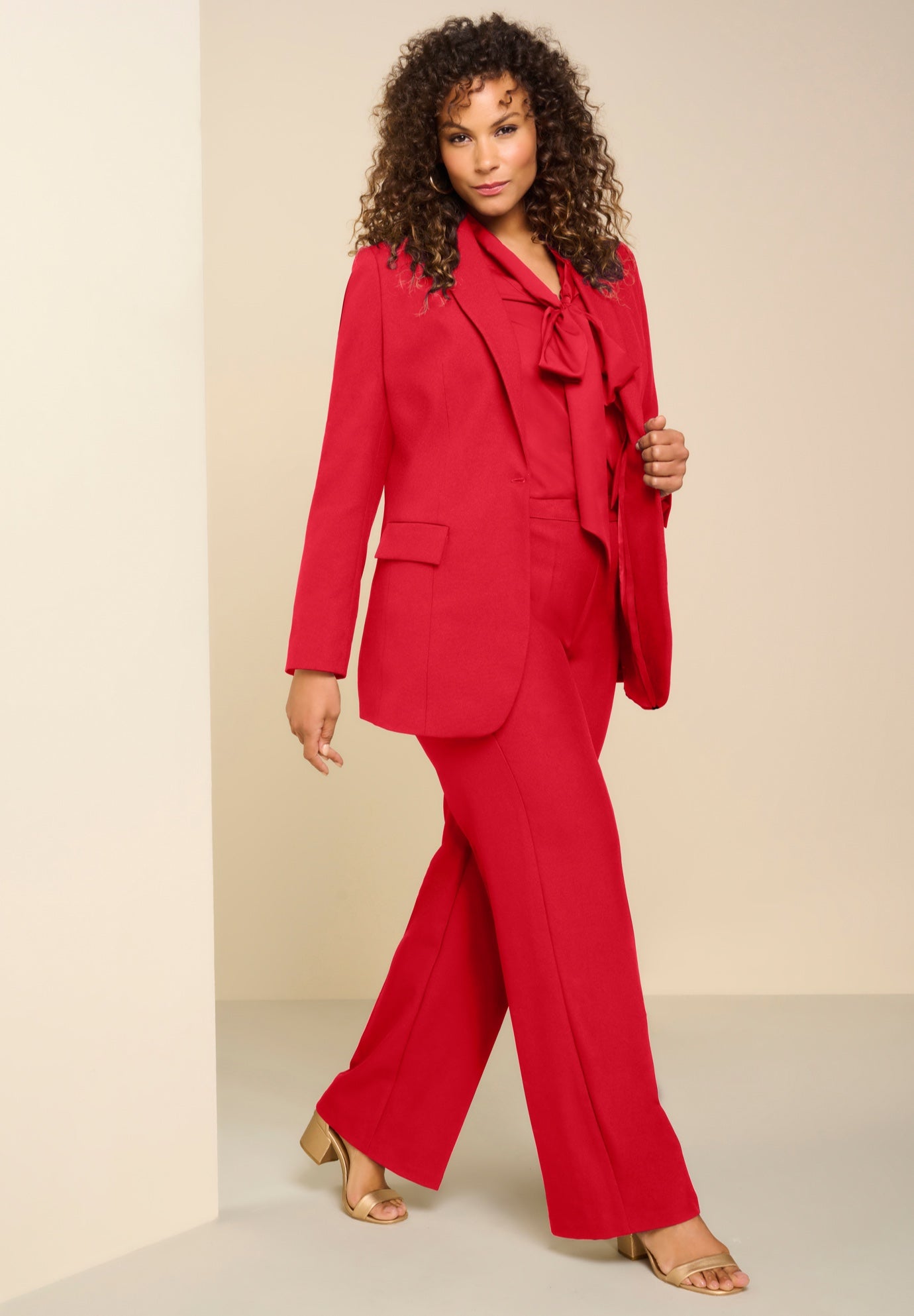 Plus Size Wide Leg Bend Over&reg; Pant image number 0