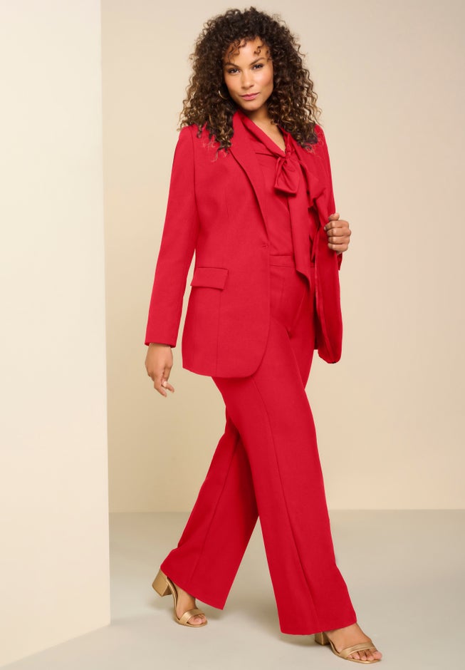 Plus Size Wide Leg Bend Over® Pant image number 4