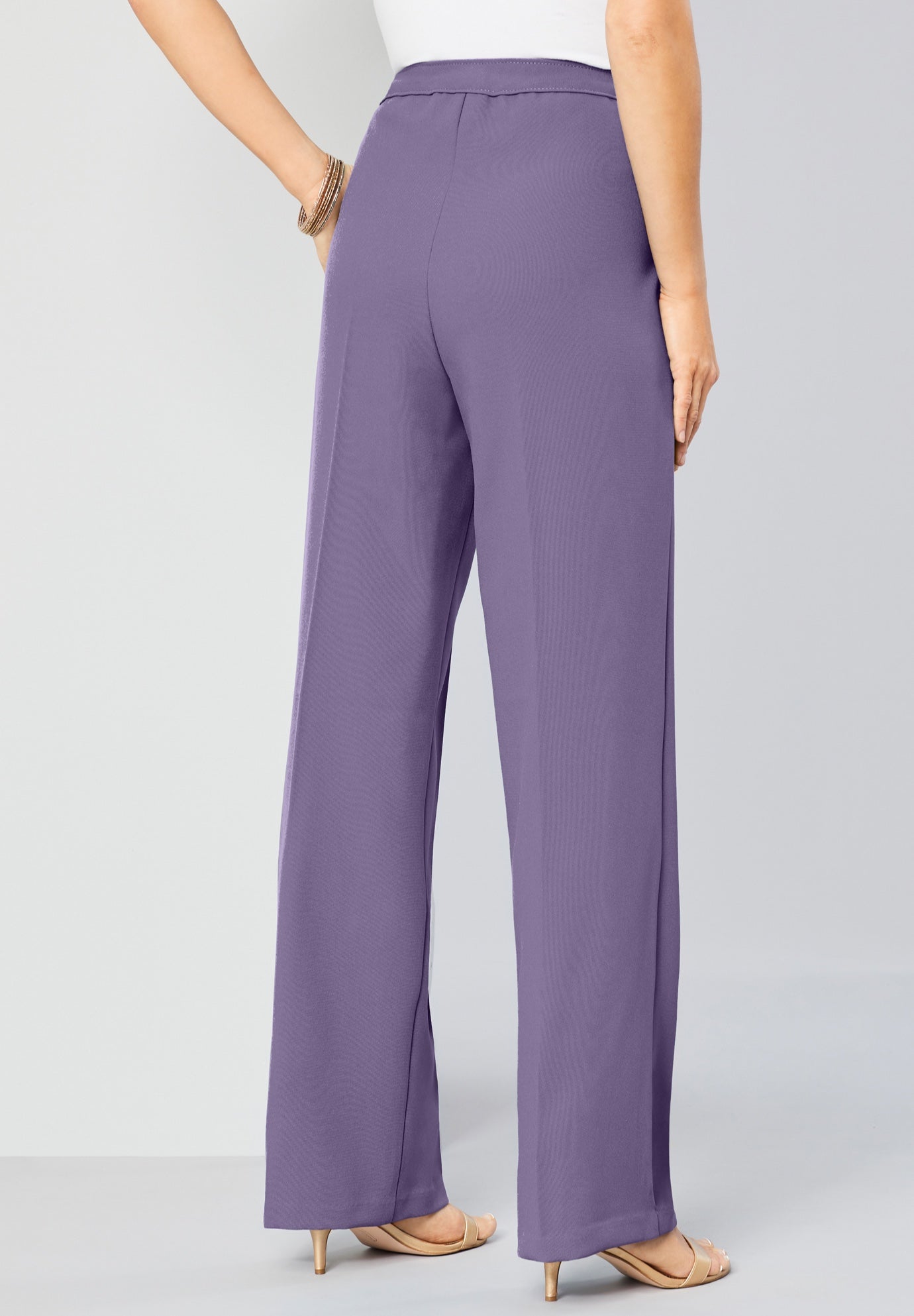 Plus Size Wide Leg Bend Over&reg; Pant image number 1