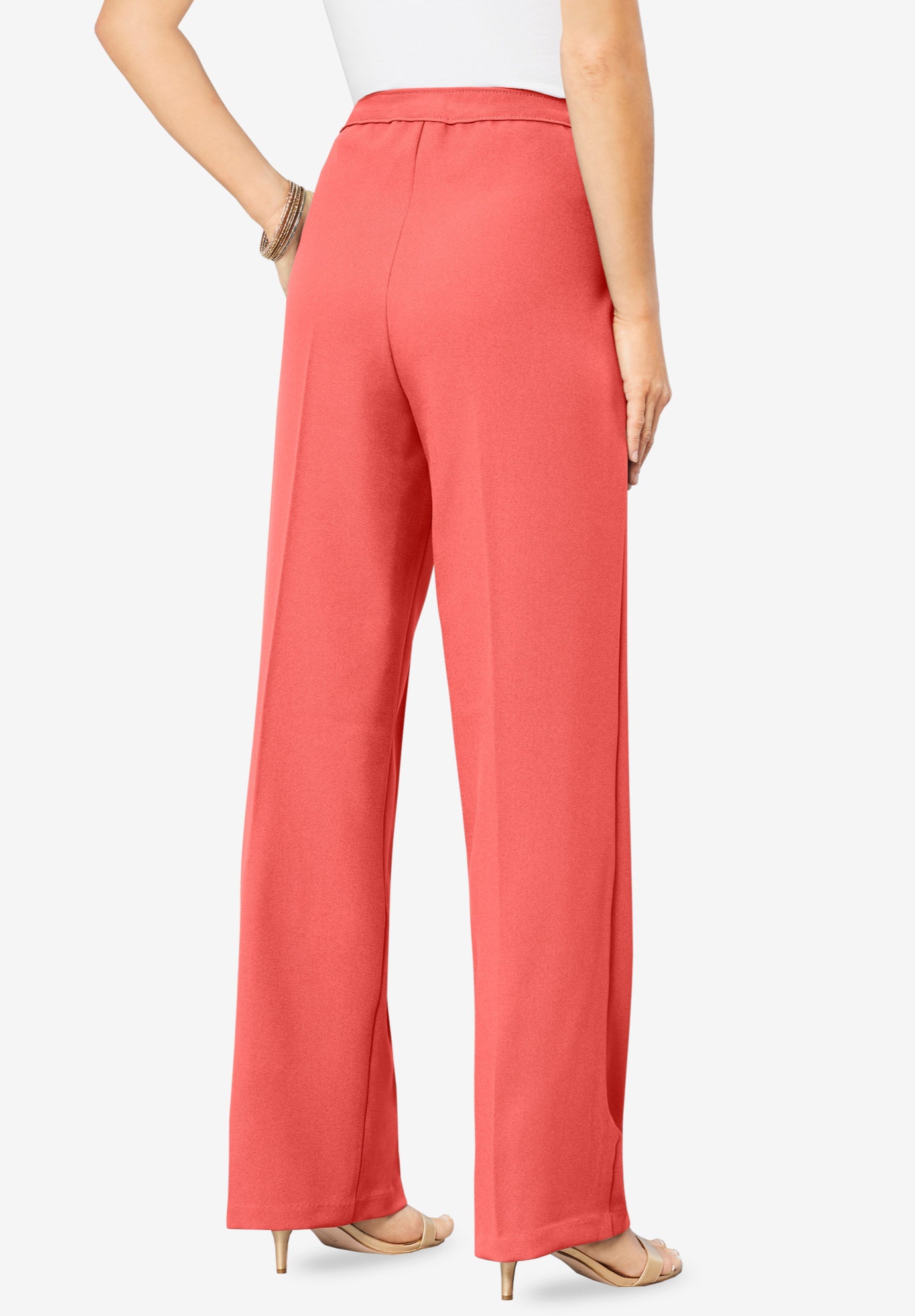 Plus Size Wide Leg Bend Over&reg; Pant image number 0