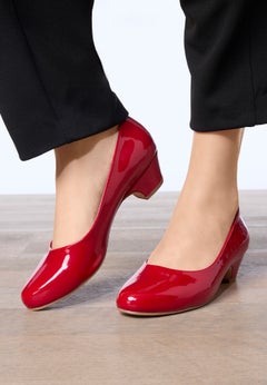 The Vida Leather-Like Slip On Pump