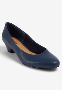 The Vida Leather-Like Slip On Pump