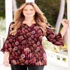 Affinity Chain Pleated Blouse image number null