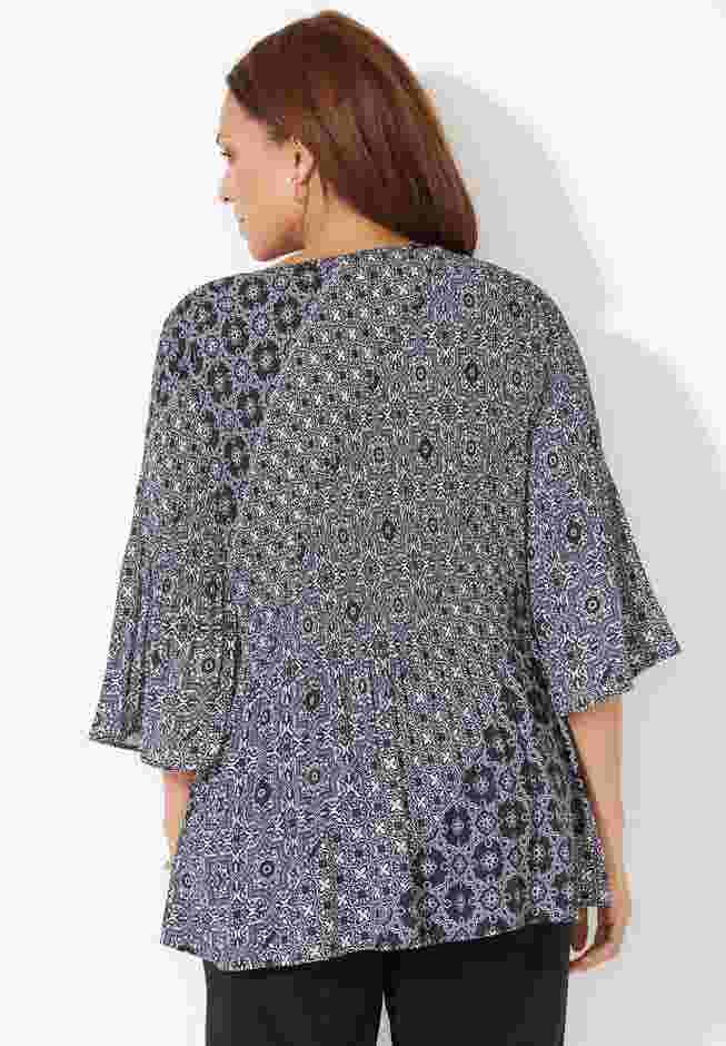 Affinity Chain Pleated Blouse image number 1