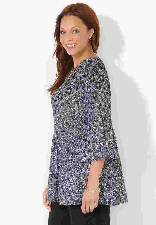 Affinity Chain Pleated Blouse image number 2