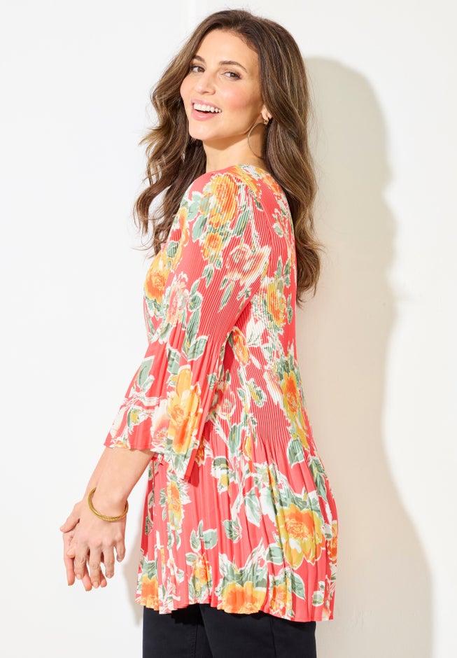 Affinity Chain Pleated Blouse image number 2