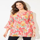 Affinity Chain Pleated Blouse image number null