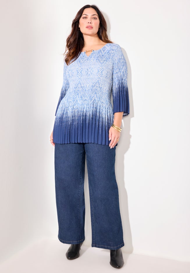 Right Fit® Curvy Wide Leg Jean image number 5