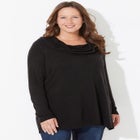 Cashmiracle™ Cowlneck Sweater image number null