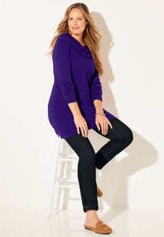 Cashmiracle&trade; Cowlneck Sweater