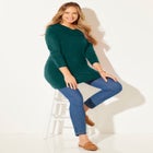 Cashmiracle&trade; Cowlneck Sweater image number null