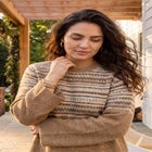 Fair Isle Pullover Sweater image number 1